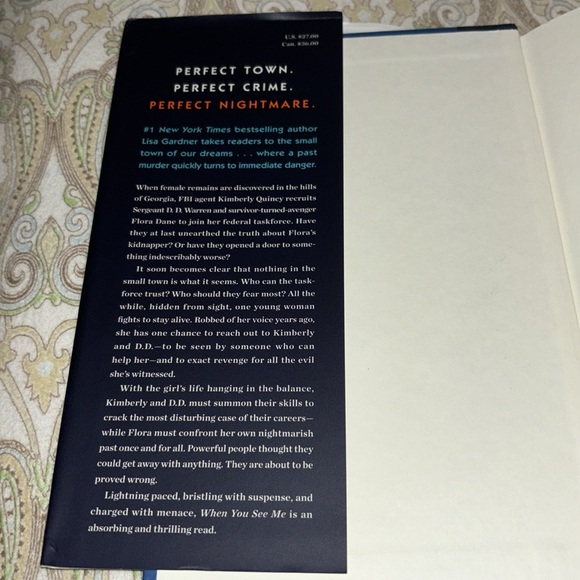 GUC when you see me novel Hardcover by Lisa Gardner - Picture 3 of 4